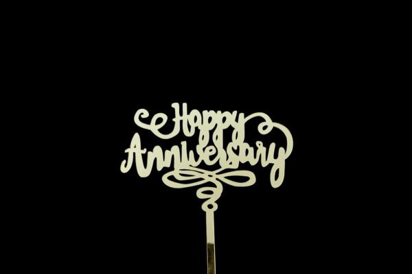 Happy Anniversary Topper